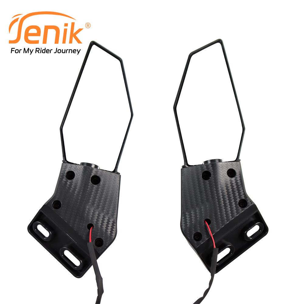 Kawasaki NINJA400/650 Foldable Rearview Mirror with Integrated Lights