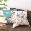 Cute Cartoon Alpaca Cushion Cover Creative Alpaca Printed Decorative Pillow Cover Alpaca Pillow Cover Sofa