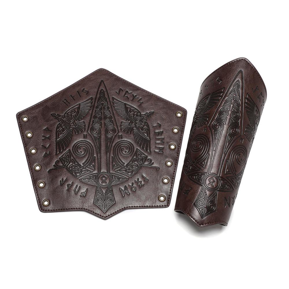 Wrist Guard, Medieval Retro Embossed, COSPLAY, Stage Props, Knight Handguards, Costumes