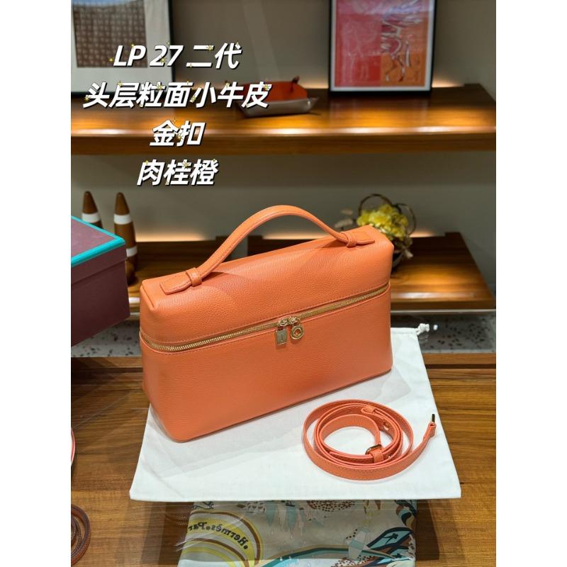 First layer cowhide granular lunch box bag schoolbag shoulder messenger bag versatile tide