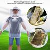 Premium Yarn Beekeeping Jacket, Breathable and  -Thin for Fashionable Beehive, Round Hat Veil for Face  , and Wear-Resistant, Convenient