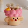 1/2 Stück Niedliches Make-up-Pinsel-Aufbewahrungsregal Kawaii Schreibtisch-Organizer Stifthalter Cartoon-Verzierungen Kosmetik Lippenstift Schreibtisch-Aufbewahrung Dekoration