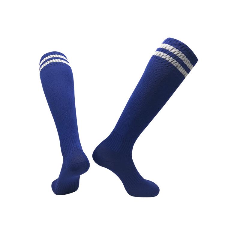 

Adult & Youth Non-Slip Over-the-Knee Soccer Socks - Ideal for Training and Sports Adults One Size синій