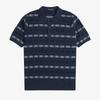 [Sharp] Striped Rib Knit Shirt - Tennis Blue Afpm2519751-X86