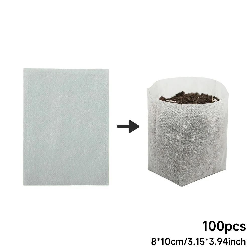 

Fabric Seedling Grow Bags Plant Pouch Degradable Nursery Bags Seedling Bags Garden Agricultural Supply
