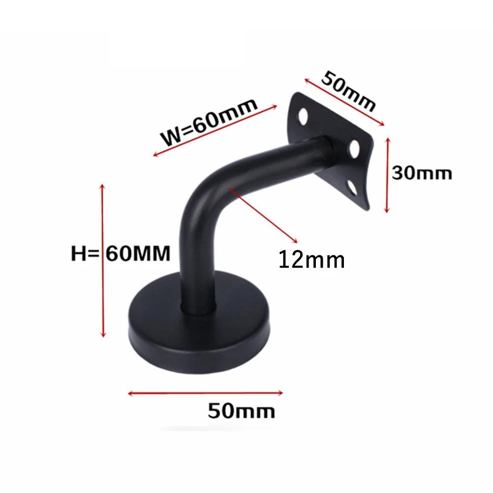 5 Stück/Set 60*60 mm Schwarz/Weiß Winkel Edelstahl Treppengeländer Wandmontage Winkel Halterungen Geländerhalterung Geländer
