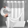 Detachable  Lining Waffle Shower Curtain Double-layer Window Curtain Kitchen Door Curtain  Bedroom