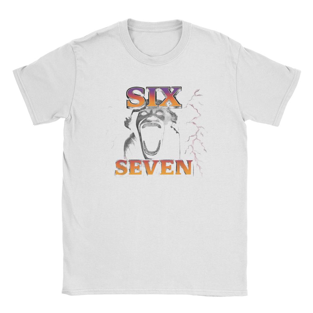 Vintage T-Shirt Summer 67 Six Seven Bootleg Meme Leisure T-Shirts  Cotton Tee Shirt for Men's Awesome Design Short Sleeve Tops