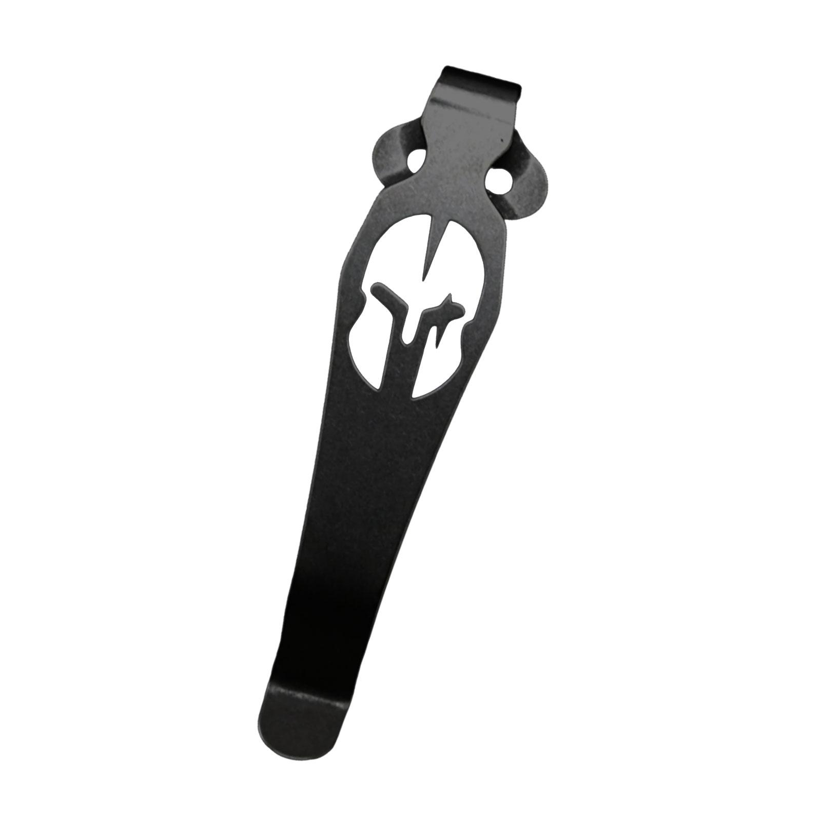 

Титанова кишенькова кліпса для ножа, кліпса для носіння на поясі/ззаду, 2 отвори для Spyderco Paramilitary 2 Para 3 C81 C10 C11 Yojimbo 2 складаний ніж 5