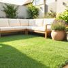 Artificial Grass 100x400cm Self Draining Outdoor Carpet With 10mm Height Green