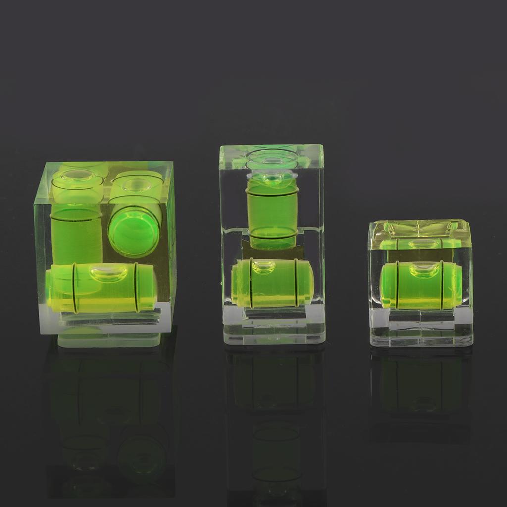 Triple 3 Axis Hot Shoe Bubble Spirit Level Precise Leveling for Landscapes/Architectural Photography Easy to Use