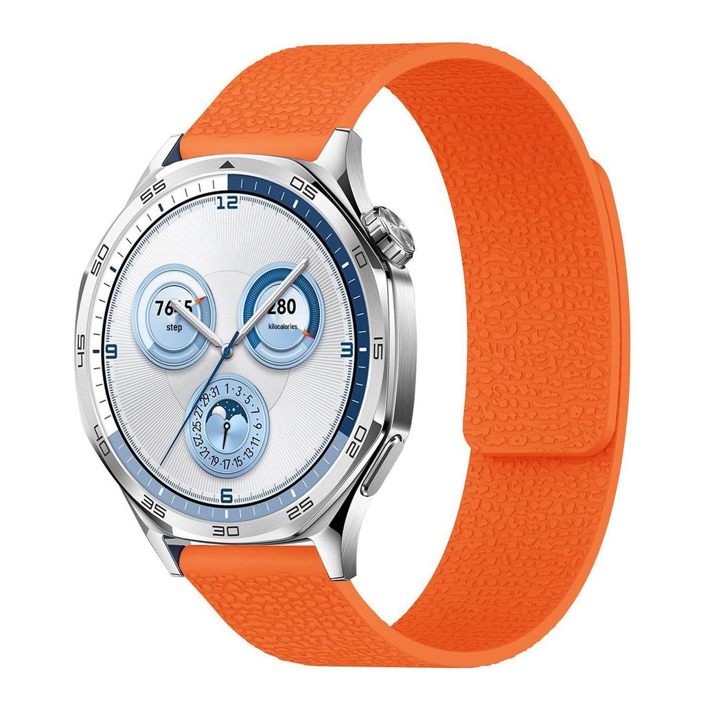 Silicone Magnetic Strap for Huawei GT5 & Samsung Watches (18/20/22mm)