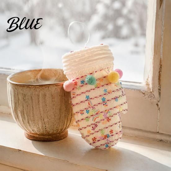 Stocking Stuffer Holiday Gifts Christmas Foam Ornament Large Candy Cane Lollipop Gingerbread Gift Box Colorful Tree Decorations Hanging Decoration