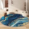 Cartoon Animal Bulldog Print Round Area Rug,Cartoon Animals Washable Circular Carpet Runner - Non Slip Circle Rug Carpet
