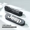 AJW7   For Jeep Car Interior Temporary Parking Telephone Number Sign Auto Decoration Accessories Cherokee Patriot Liberty Wrangler JK