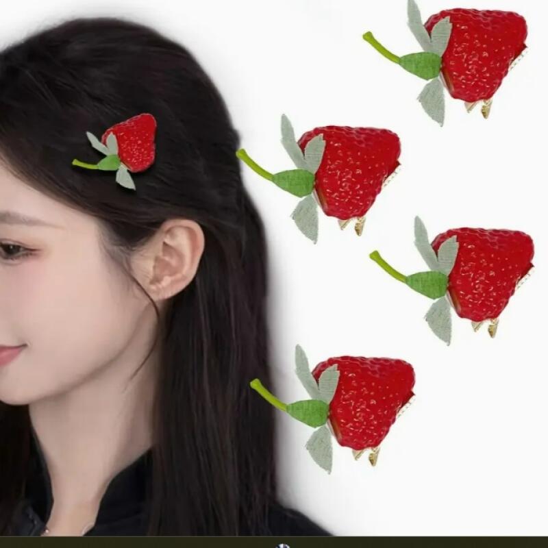 Vegetable Strawberry Tongs Unique Fruit Hairpin Tongs