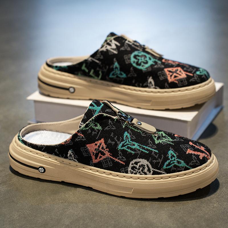 Fashion CYYTL Summer Mens Slippers Casual Outdoor Shoes Breathable Sneakers Walking Hiking Luxury Designer Fashion Loafers House Slides