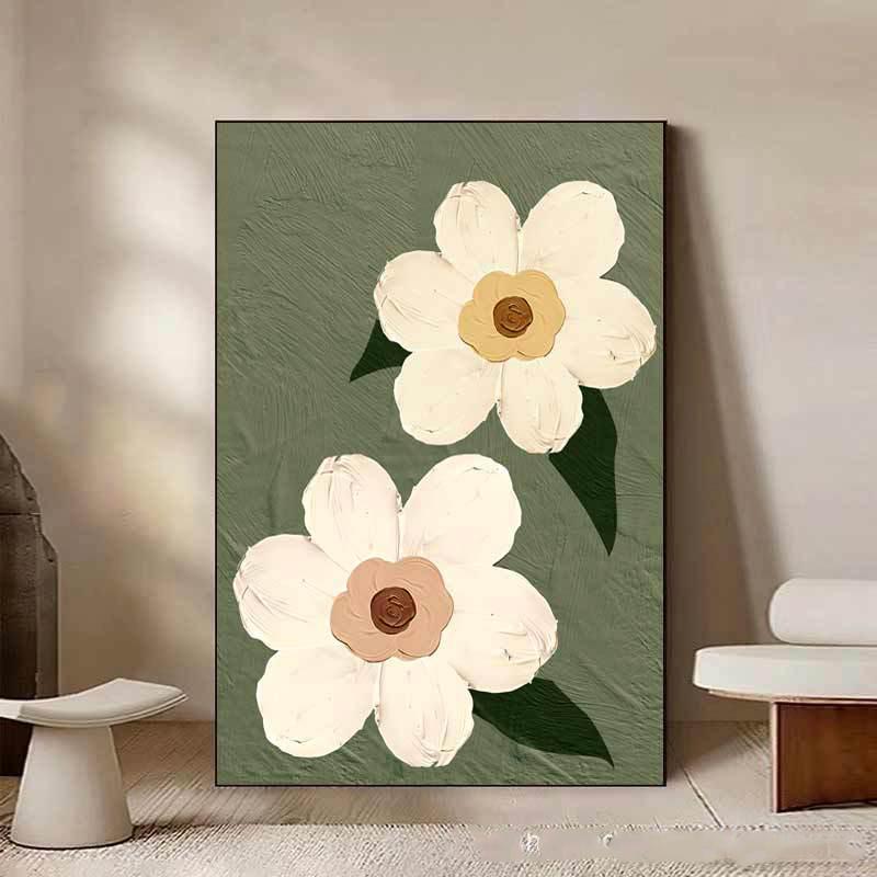 

Скандинавский шикарный цветок, холст, картина, настенное искусство, абстрактные цветочные постеры с морским пейзажем и принты для гостиной, украшения дома, Cuadros 30x60cm (16x20 inch) яичная скорлупа