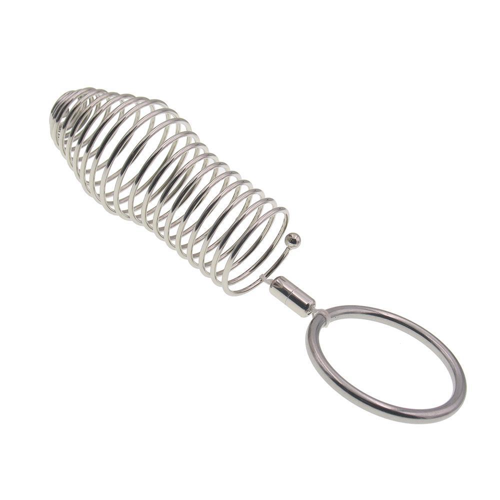 Rustfritt stål Wolf Tooth Penis Ring Sett - Bondage Clamp for menn og kvinner, sikker voksen leke for økt nytelse