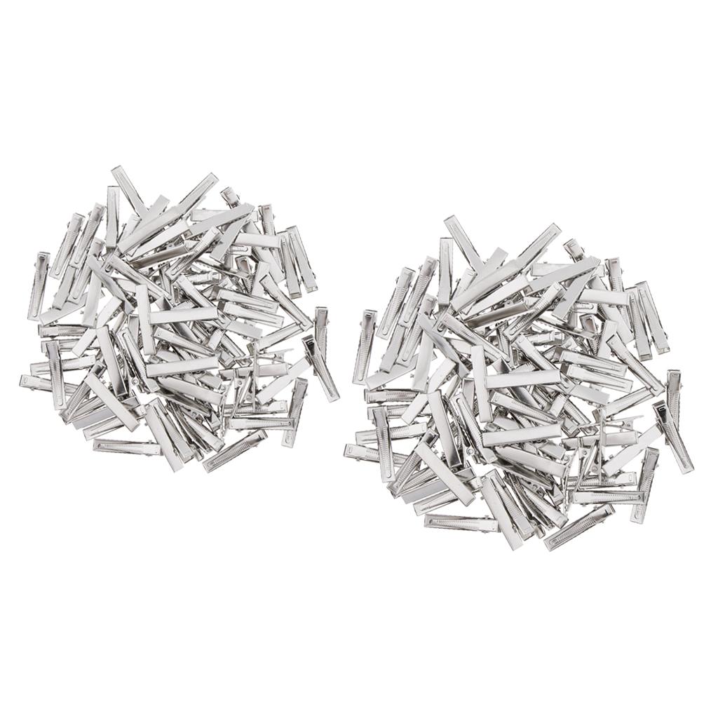 200x Hairdressing Duck Bill Alligator Clips Clip Hair Salon