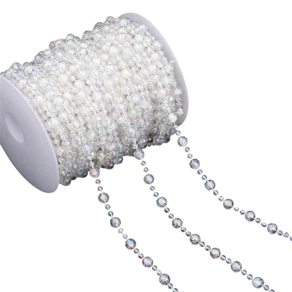 Bead Chain Clear Plastic Craft Bead String Handmade Jewelry Accessories For Art Craft Necklace Bracelets Jewelry Making