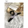 Vintage Polka Dot Bow Large Hair Claw Luxury Shark Clip Women Back Head Hair Accessories