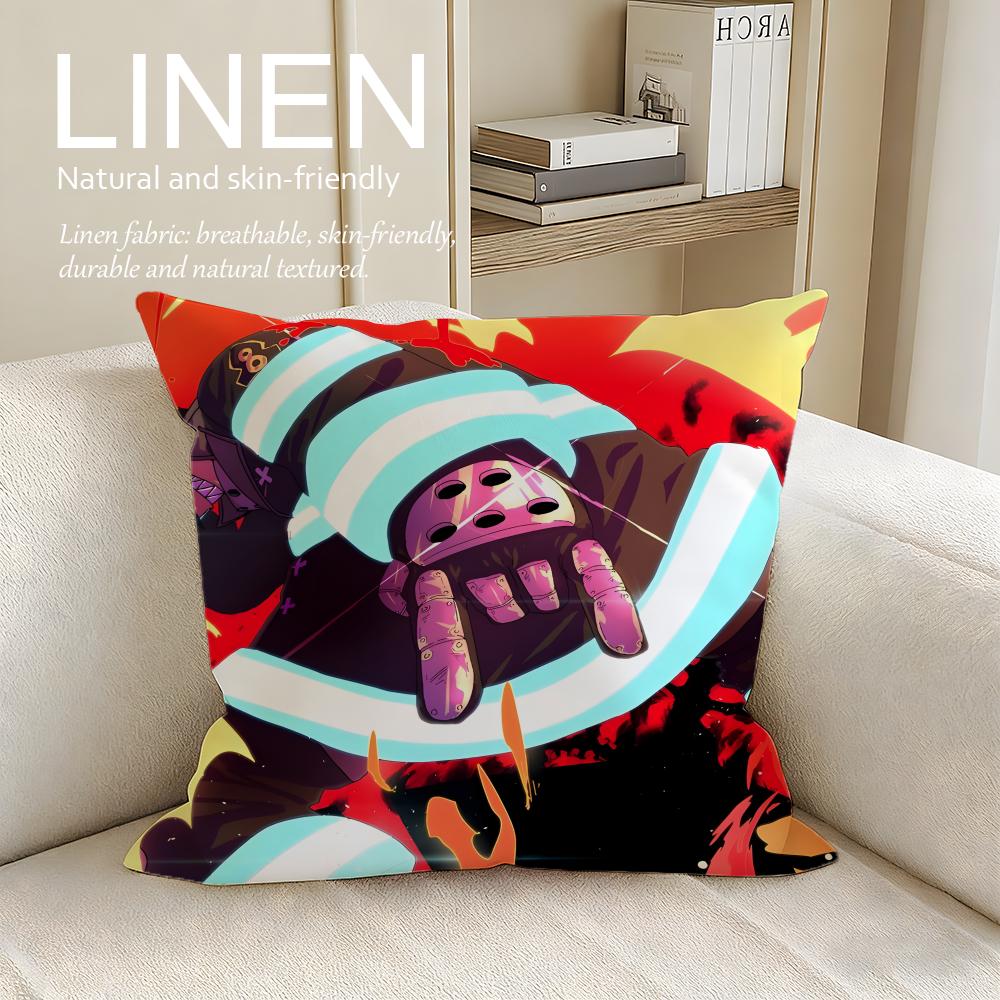 

Action FIRE FORCE Cushion Cover Pillowcase Set Pcs x x Breathable Washable Sofa Cushion Cover 30X30cm