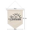 Wandbehang Leinwand Schmuckaufbewahrungskoffer - Mit Stange Emaille-Pin Brosche Display Zuhause Schlafzimmer Wanddeko Organizer für Accessoires