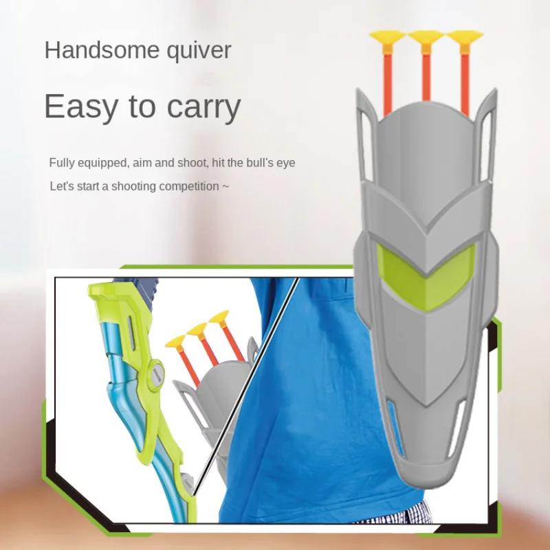 Children Archery Toys Set Led Light Bow Arrow Crossbow Outdoor Sports Suction Cup Target Large Soft Arrows Boy Shooting Toy Game