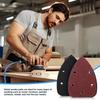Mouse Sander Sandpaper: Mouse Sanding Pads 5 Holes Triangle Sanding Pads,5 Pcs 40 Mesh Sandpaper + 80/120/180/240 Mesh Sanding Paper