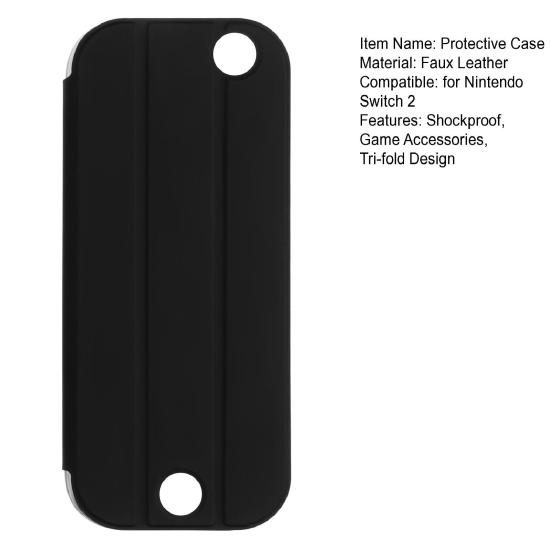 Game Console Case for Nintendo Switch 2 Shockproof Handheld Game Machine Tri-fold Holder Stand Video Game Console Protective Cover