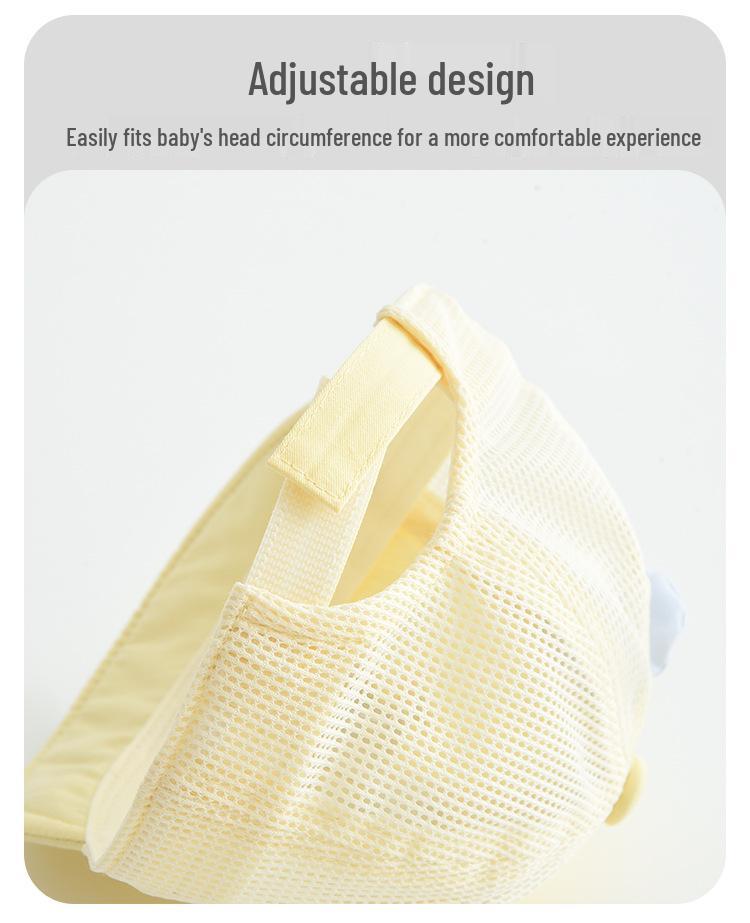 Adorable Mesh Baby Baseball Cap - Windproof and UV Protection
