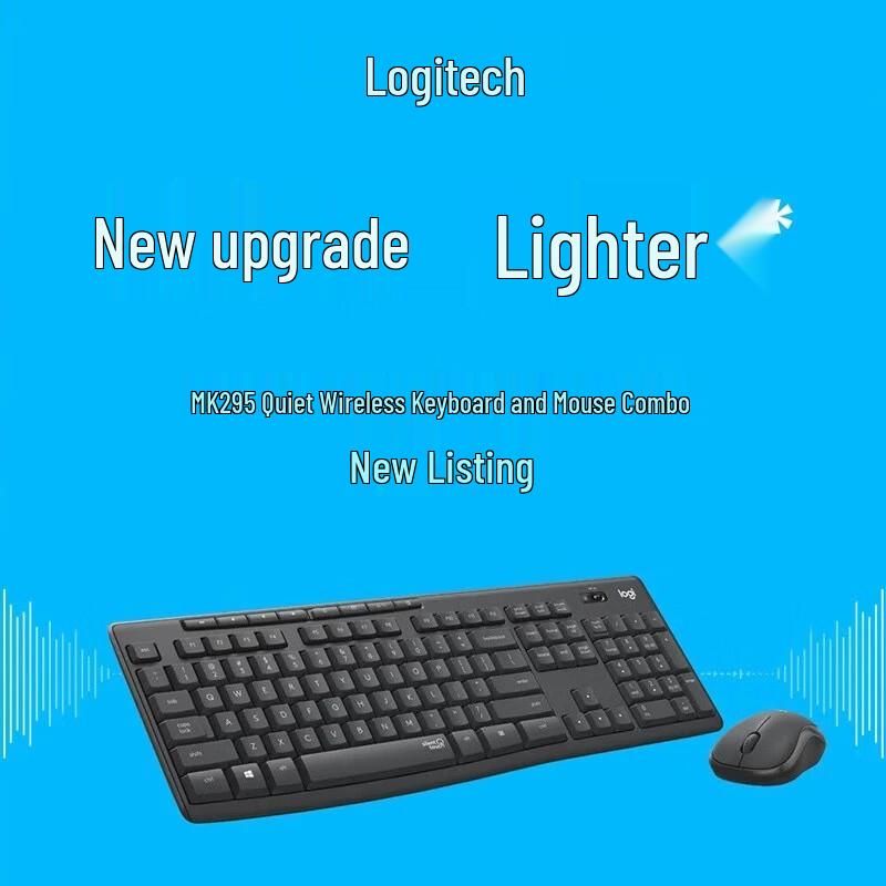 

Logitech MK295 Silent Wireless Keyboard and Mouse Combo
