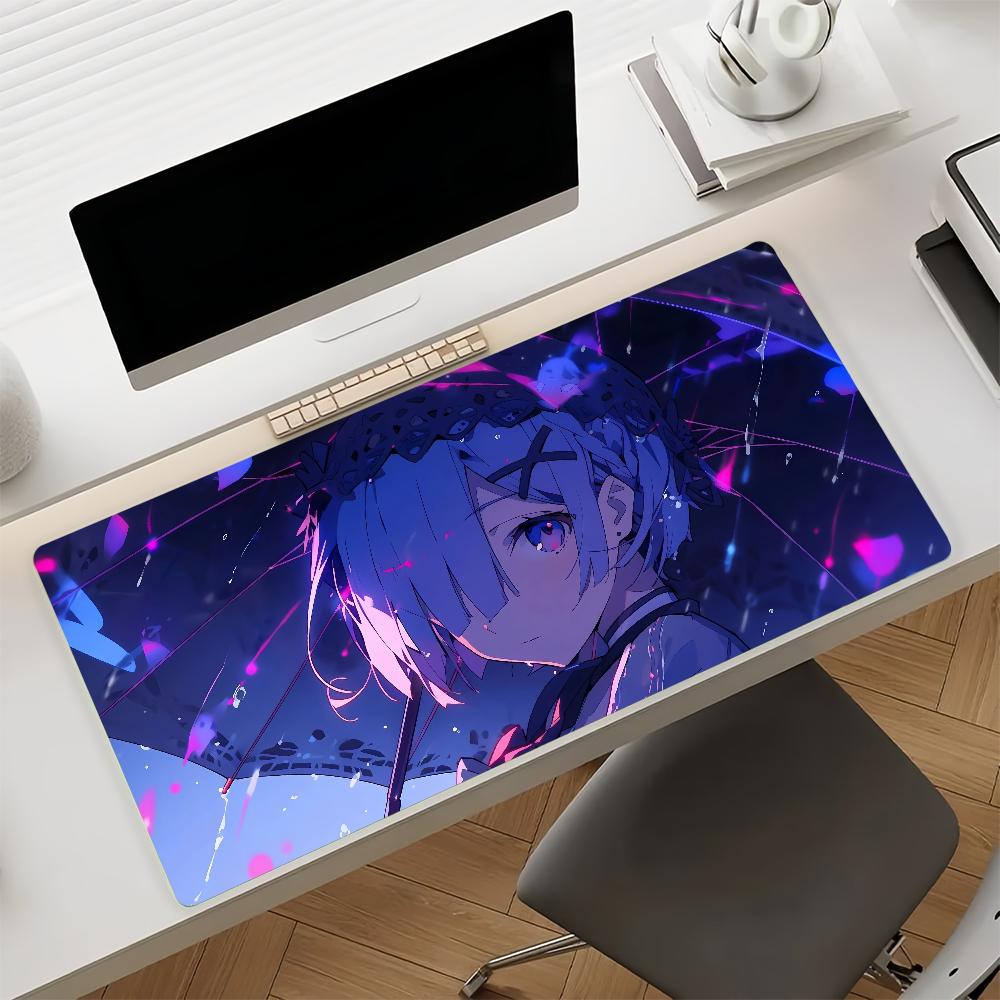 Anime R-Re Zero Rem Kaymaz Kauçuk Oyun Mouse Pad Denge Bilgisayar Matı Dekorasyon Masa Matı Dizüstü Bilgisayar Ofis Büyük