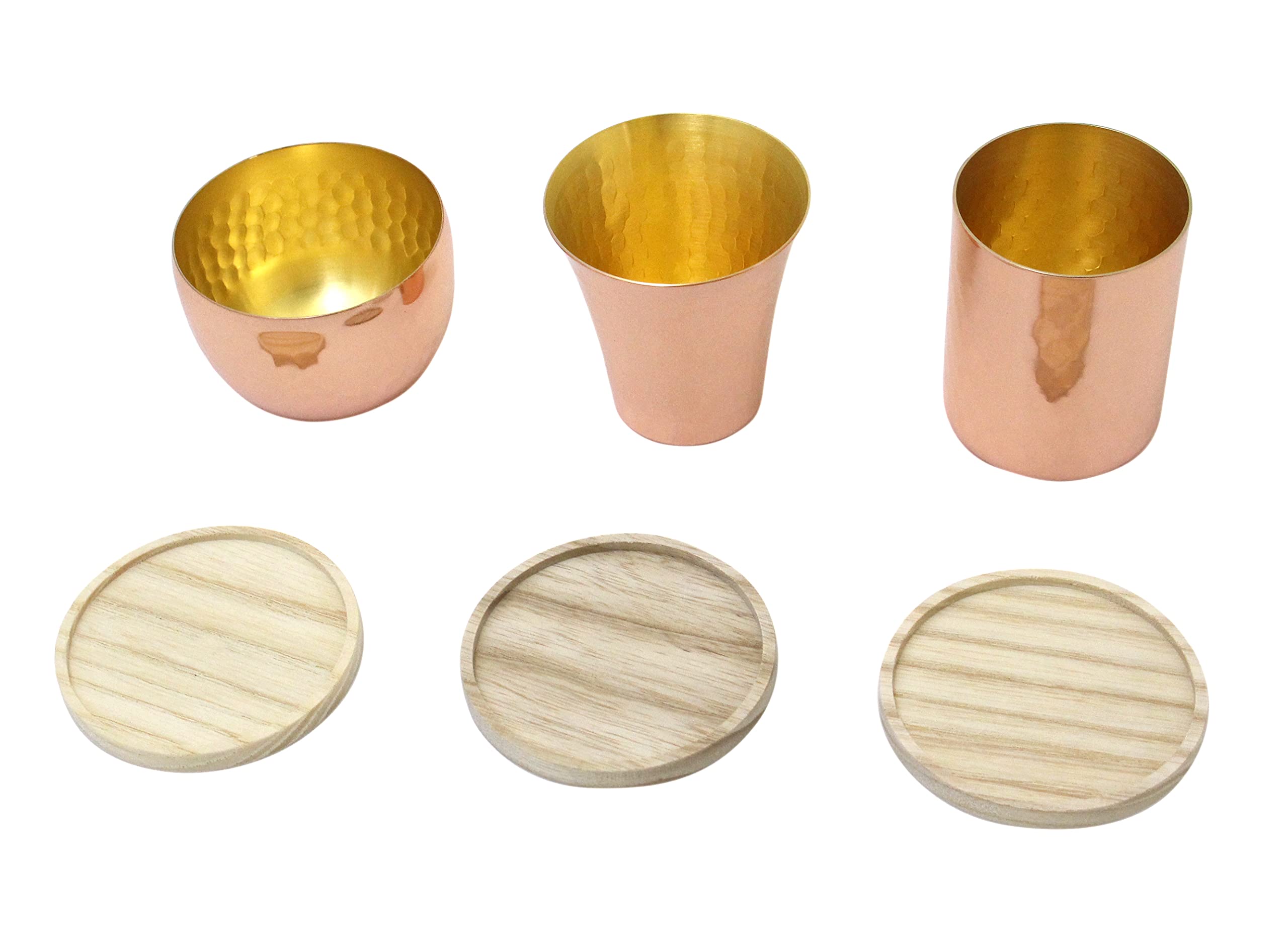 

Asahi Specialty Copper Pure Copper Cold Sake 3 типа Подарочный набор Характеристики Чашка, Чашка, Набор Nigiwai ,