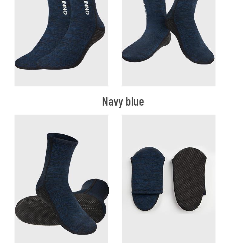 3mm Super Elastic Non-Slip Cut-Resistant Warm Diving and Snorkeling Socks