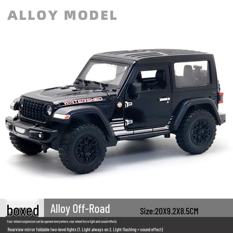 1/24 Alloy Off-Road Vehicle Model Pull-Back Toy with Sound & Light