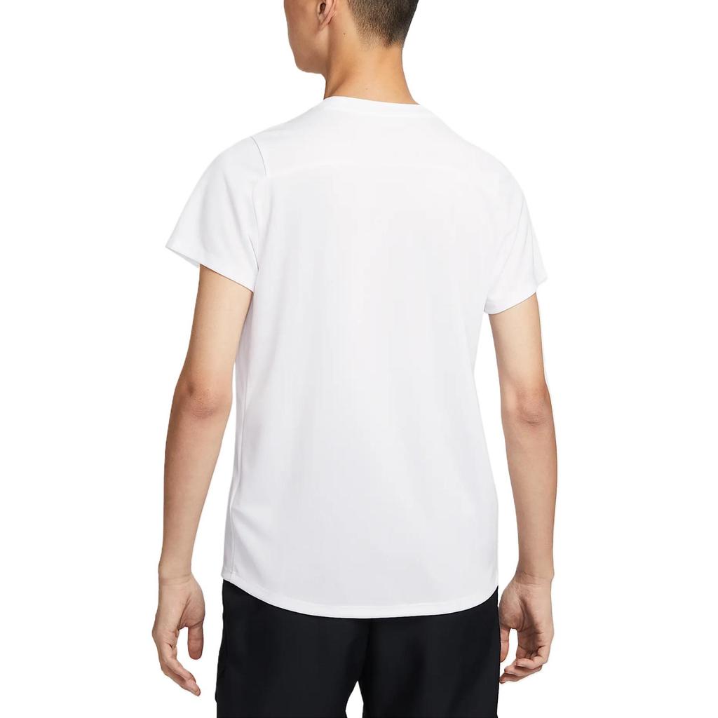 Nike Court Victory Logo Embroidered Comfortable Quick-Dry Tennis Crew Neck Short Sleeve T-Shirt Men Tops White FZ6922-100
