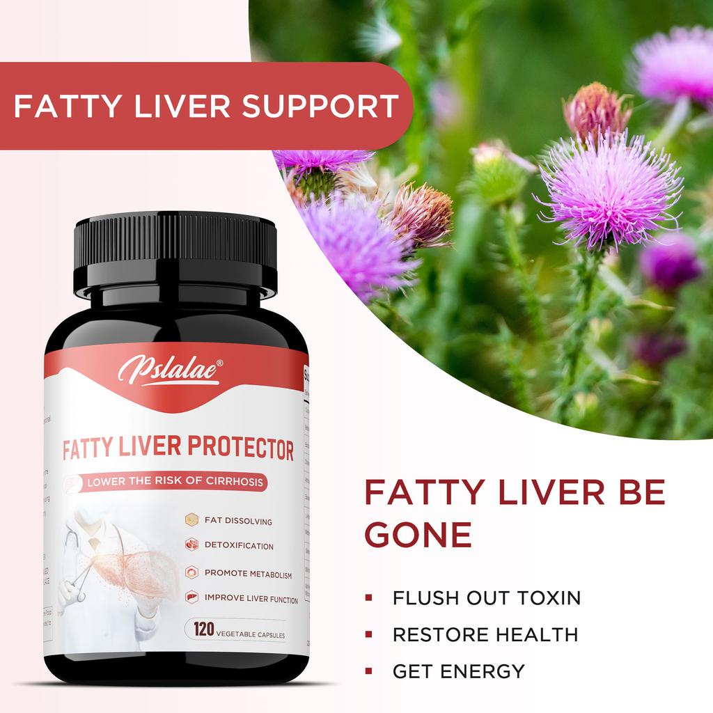 Pslalae Liver Detox Capsules Contain a Blend of Curcumin and Milk Thistle To Help Cleanse and Detoxify the Liver.