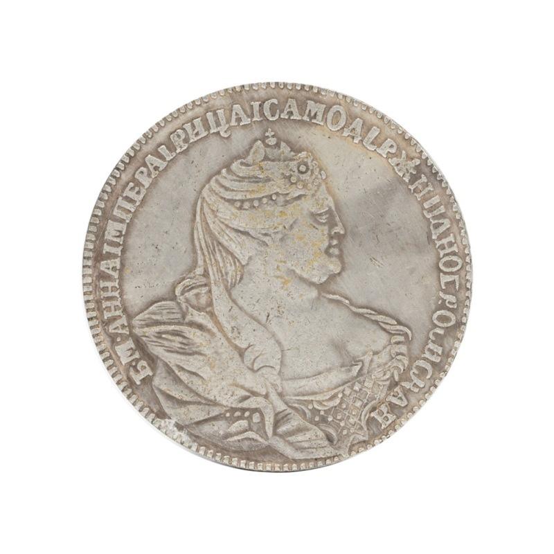 Русские монеты, 1738, династия Романовых, Анна I, декор для дома, подарки