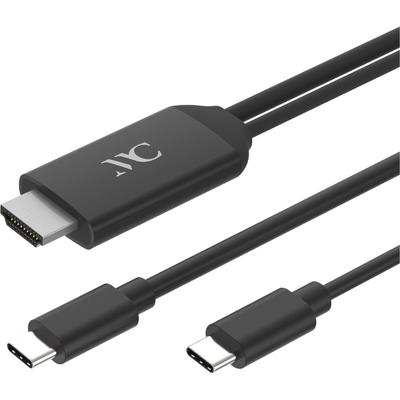 Kashimura Type-C To HDMI Converter Cable (2m) NKD-266: Mirrors Video and Charges Simultaneously!