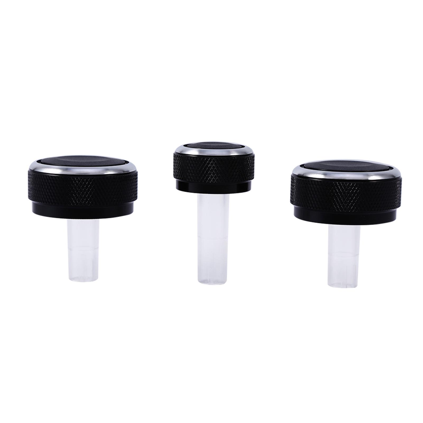 

3pcs Car A/C Switch Knob Heater Dash Control Button Replacement For Golf MK4 Passat B5 Bora чёрный
