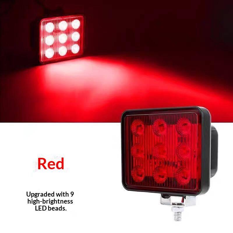 9 LED Hochhelligkeit Stroboskop Warn-Rücklicht DC 12-80V Universell für LKW Anhänger Gabelstapler Baumaschinen