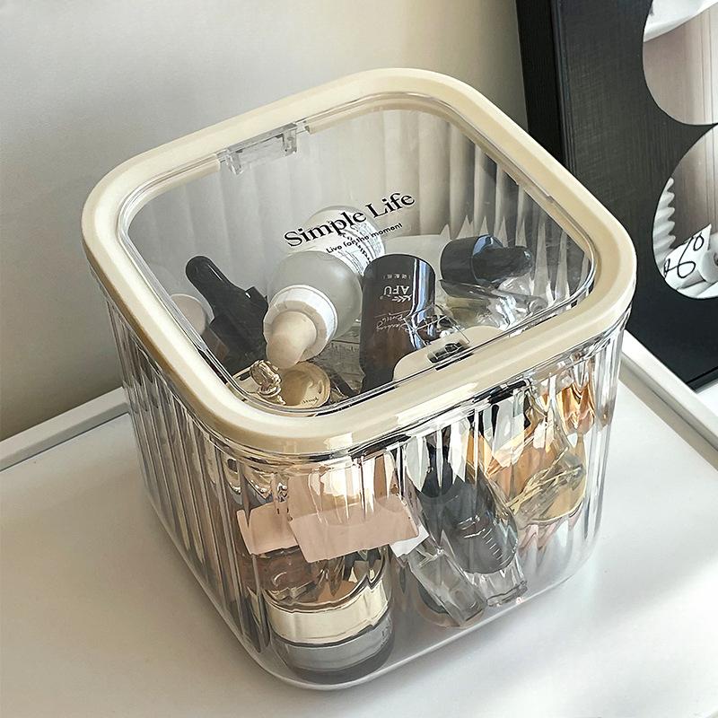 The Transparent Desktop of The Essence Storage Box Is A Shelf for CosmeticsSkin Care Samples and Small Sundries