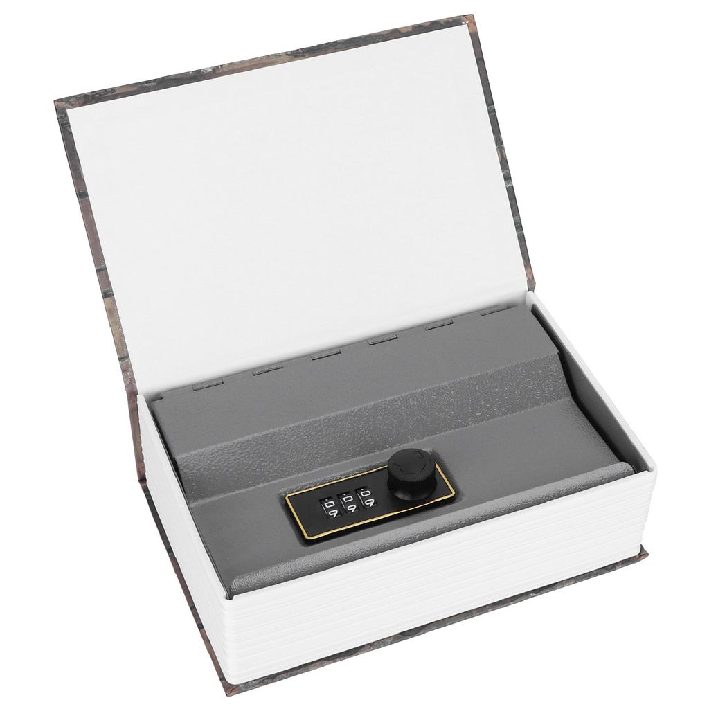 Mini Simulation Dictionary Book Money Box with Combination Lock Safe Box for Home Office