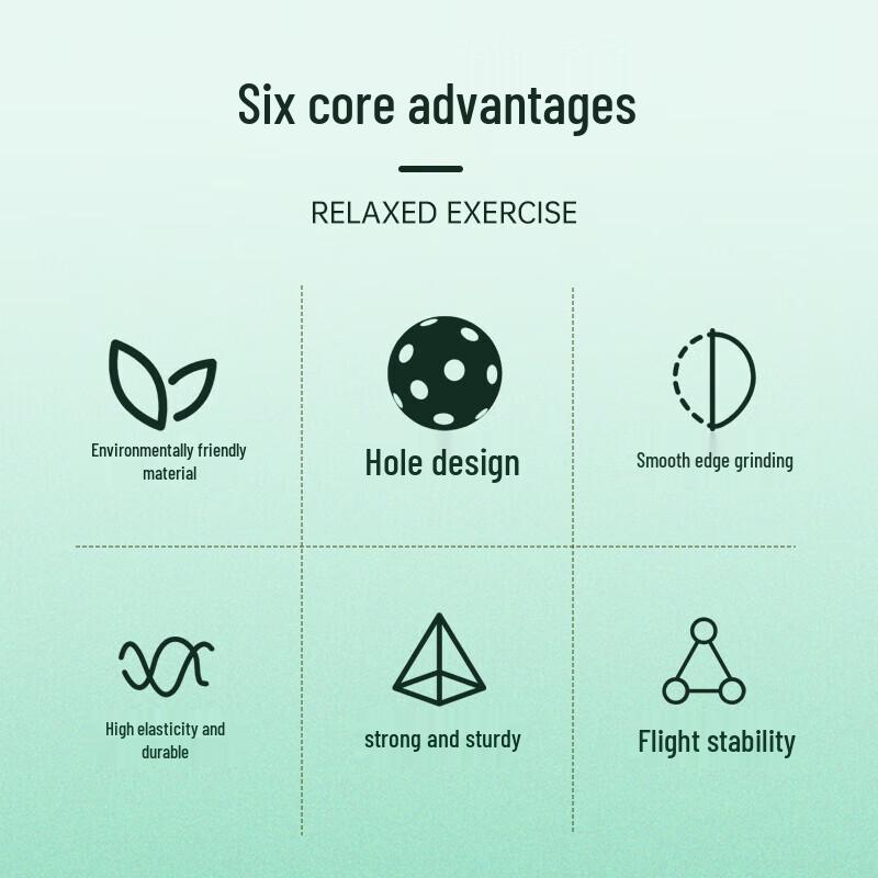 Double Happiness 40-Hole Outdoor Pickleball