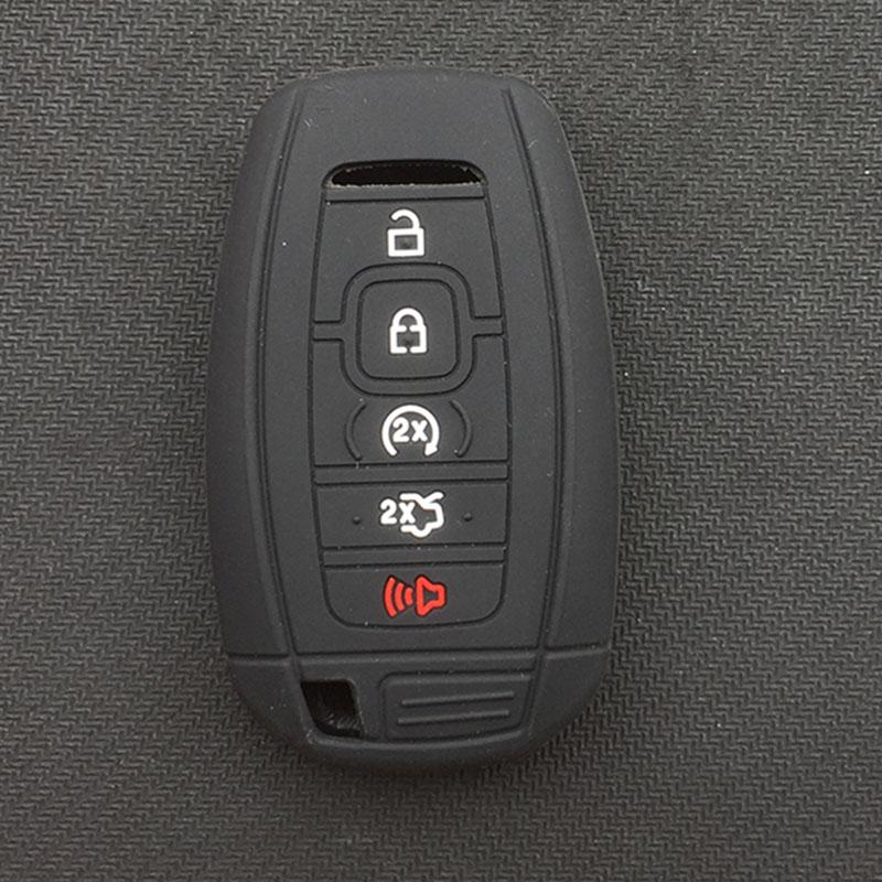 silicone car key cover case for lincoln Lincoln NAUTILUS NAVIGATOR 5 button key