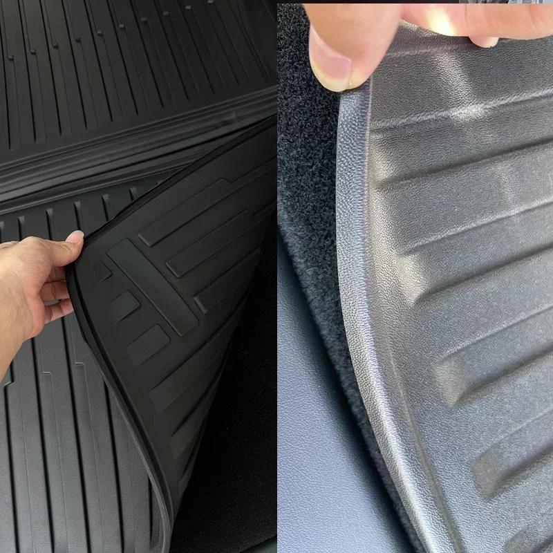 TPE Car Trunk Mat For Wey Mocha Wey Coffee 01 2021 2022 2023 2024 Anti-scratch Waterproof Rubber Material Pad Carpet Accessories