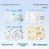 Boys' Pure Cotton Boxer Briefs, Ages 6-12, Comfortable Fit, No Pinching