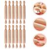 8Pcs Mini Rolling Pin Wooden Toy Small Kitchen Prop Simulation Playset Miniature Accessories Pastry Tools Rolling Sticks Mini